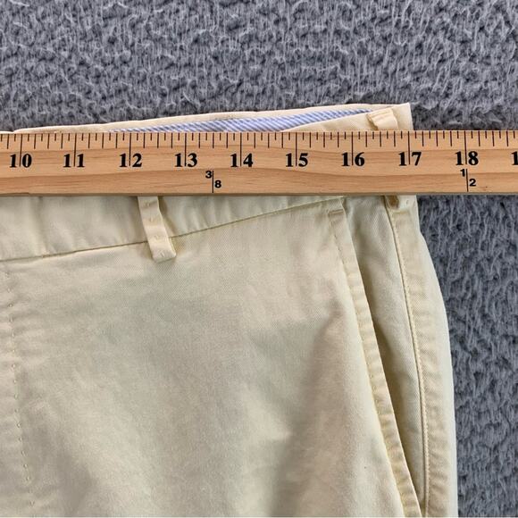 Peter Millar Men's Soft Touch Twill Flat Front Chino Pants Chamois  -  Size:  35 - Picture 8 of 15